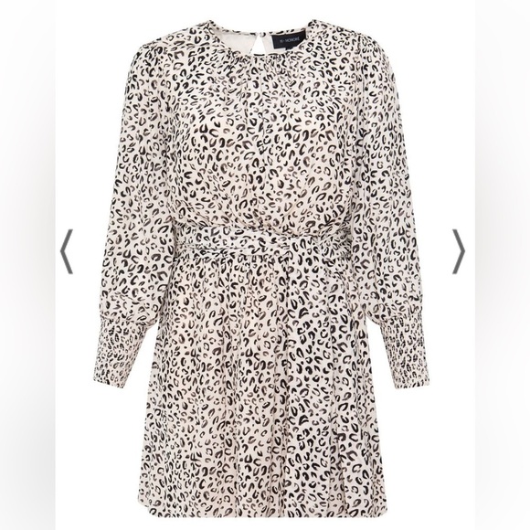 11 Honore Collection Valentina Animal Print Skater Dress SZ 14 - Picture 1 of 16